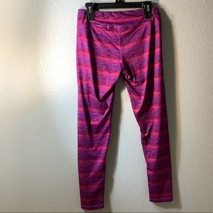 Pink and purple sport leggings